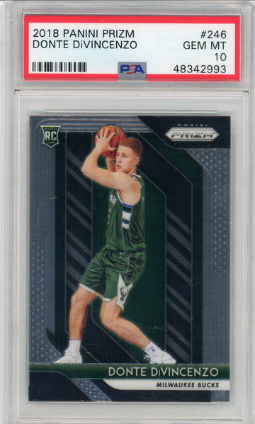 2018 Prizm Donte DiVincenzo PSA 10