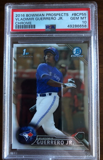 2016 Bowman Chrome Vladimir Guerrero PSA 10