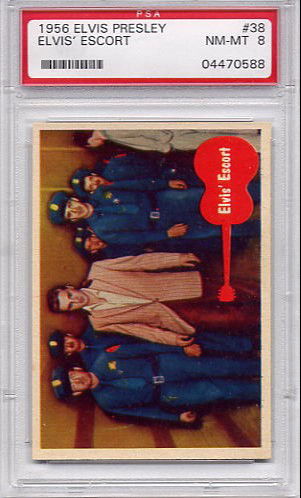 1956 Elvis Presley - Elvis' Escort #38 PSA 8 NM-MT