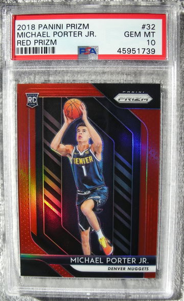 Michael Porter Jr. 2018 Prizm Red /299 PSA 10