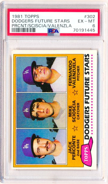 1981 Topps #302 Dodgers Future Stars 