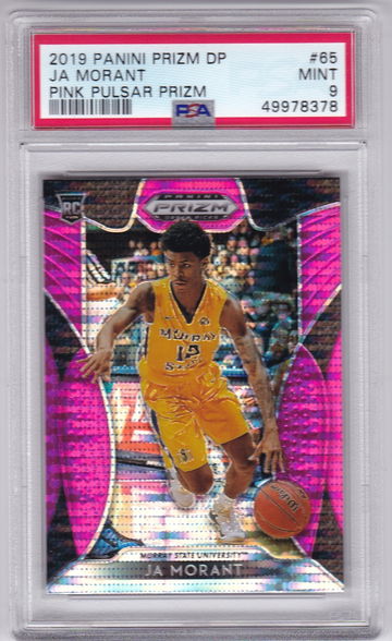 2019 Prizm Draft 65 Ja Morant Pink