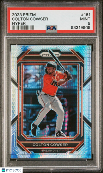 2023 Prizm Colton Cowser #161 Hyper Prizm Parallel/Variety PSA 9