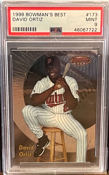 1998 Bowman’s Best David Ortiz PSA 9