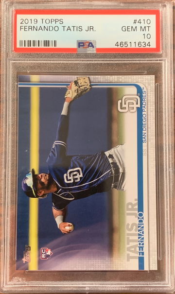 2019 Topps Fernando Tatis Jr. #410 PSA 10 Gem Mint