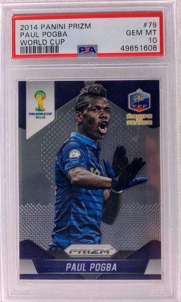 Paul Pogba 2014 Panini Prizm World Cup Soccer #79 France PSA 10 GEM MINT