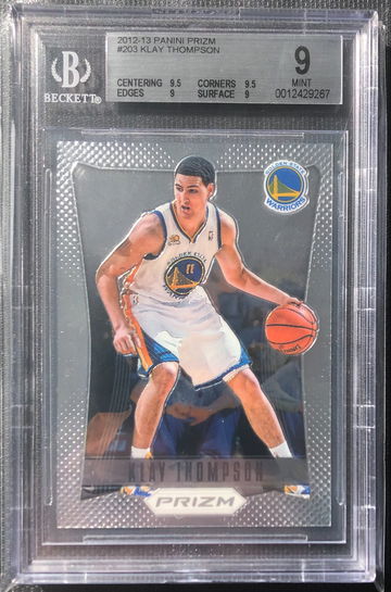 2012 Prizm Klay Thompson Rookie RC BGS 9 Mint