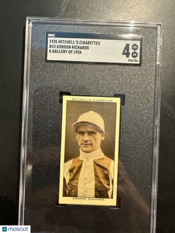 1935 Mitchell & Son Gallery of 1934 #33 GORDON RICHARDS SGC 4
