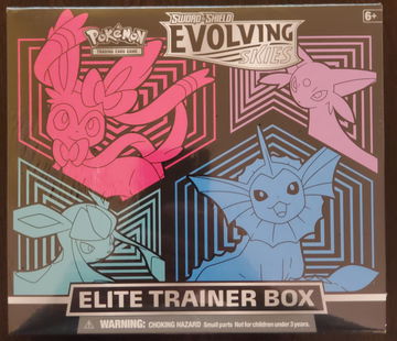 Pokemon Evolving Skies Elite Trainer Box.  Sword and Shield