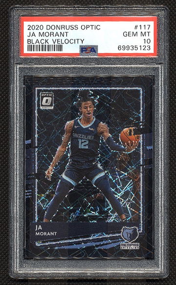 2020 Donruss Optic Ja Morant Black Velocity /39 PSA 10