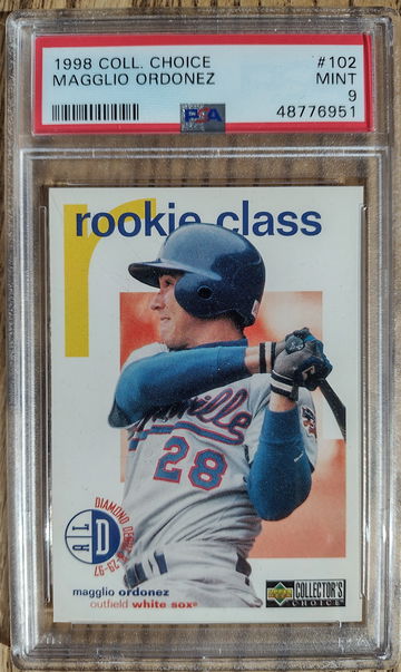 1998 Collector's Choice Magglio Ordonez PSA 9