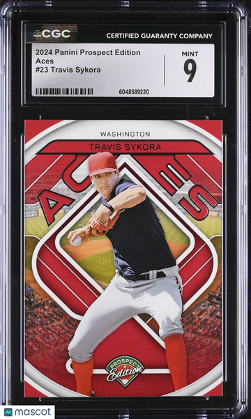 2024 Panini Prospect Edition Travis Sykora #23 Aces CGC 9