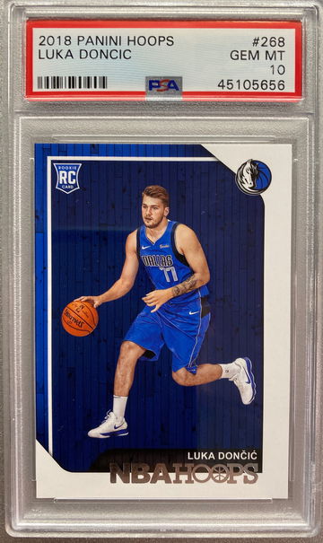 LUKA DONCIC 2018 HOOPS ROOKIE PSA 10 GEM MINT 