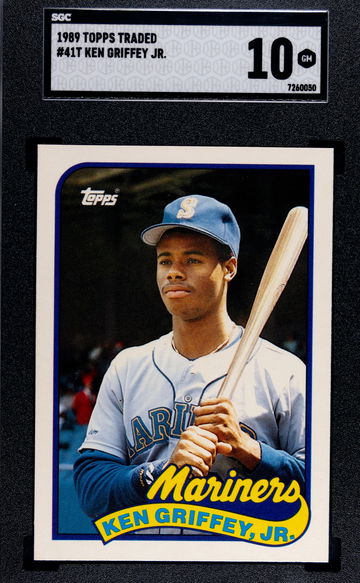 1989 Topps Traded Ken Griffey Jr Rookie #41T