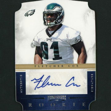2012 Panini Prominence Fletcher Cox #157 Auto /499