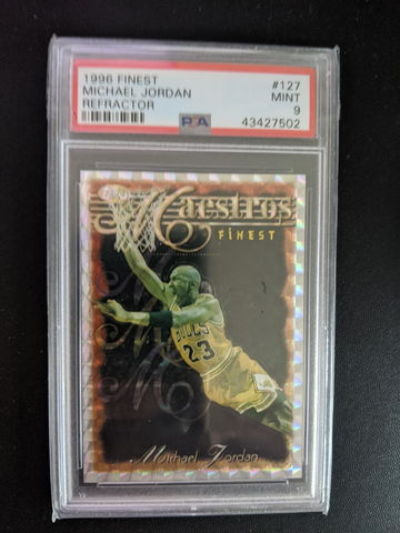 1996 Finest #127 Refractor Michael Jordan  PSA 9 