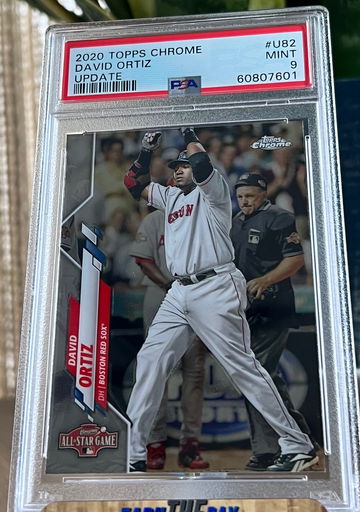 2020 Topps Chrome Update #U82 David Ortiz PSA 9 MINT Red Sox Low Pop 🔥📈