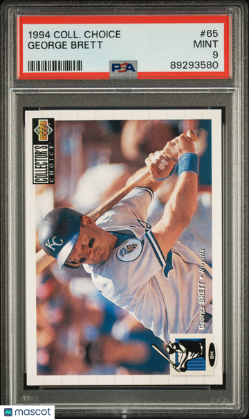 1994 Collector's Choice George Brett #65 PSA 9