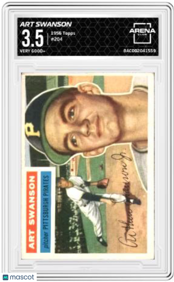1956 Topps Art Swanson #204 Arena Club 3.5