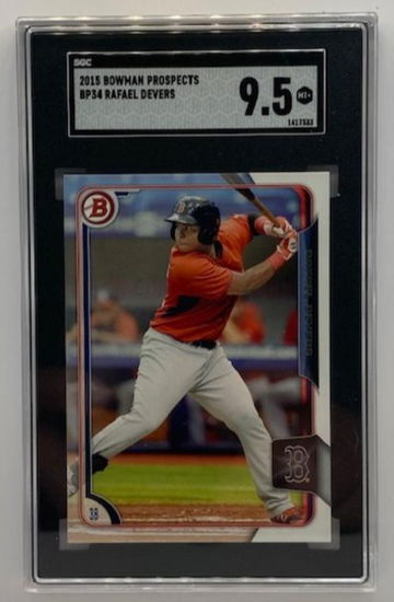 2015 BOWMAN PROSPECTS RAFAEL DEVERS #BP34 SGC 9.5 