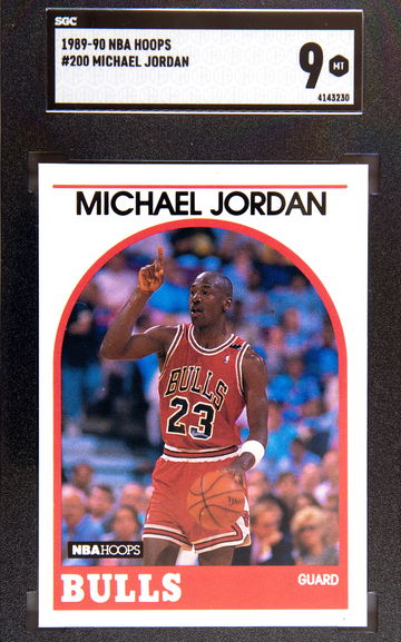 1989-90 Hoops Michael Jordan SGC 9