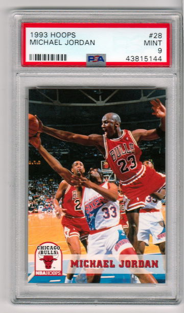 1993 hoops Michael Jordan PSA 9 Mint