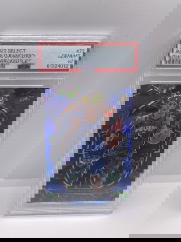 2022-23 PAOLO BANCHERO Panini Select Blue Cracked Ice RC #72 PSA 10