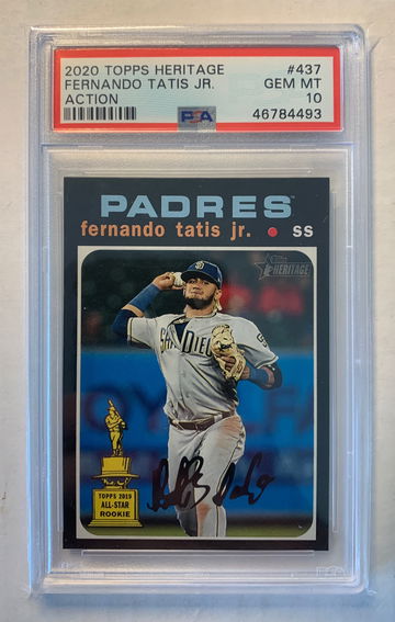 2020 Heritage Fernando Tatis Jr. Action PSA 10