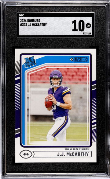 2024 Donruss #303 Jj Mccarthy SGC 10