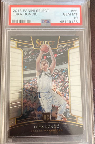 Luka Doncic Select Concourse PSA 10 Rookie