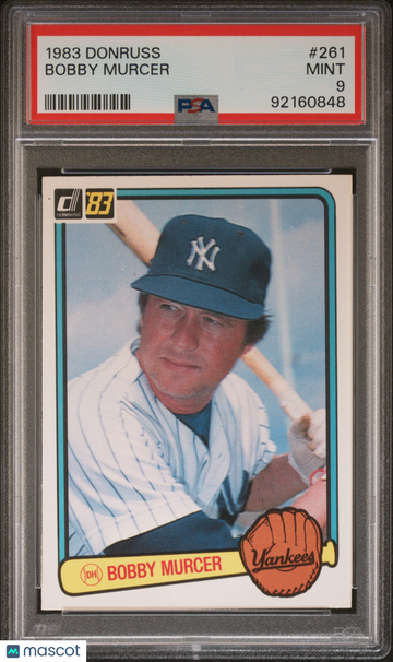 1983 Donruss Bobby Murcer #261 PSA 9