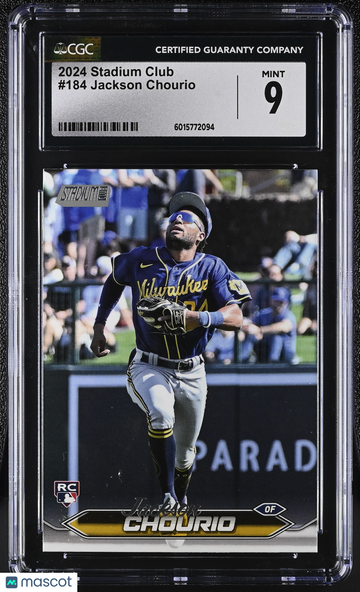 2024 Stadium Club Jackson Chourio #184 CGC 9