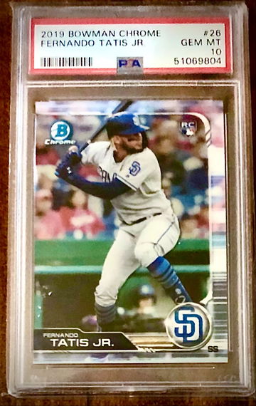 2019 Bowman Chrome Fernando Tatis Jr Rc Psa 10