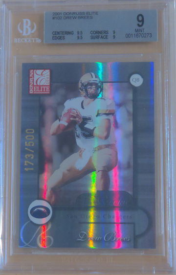 2001 Donruss Elite 173/500 Drew Brees