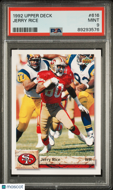 1992 Upper Deck Jerry Rice #616 PSA 9