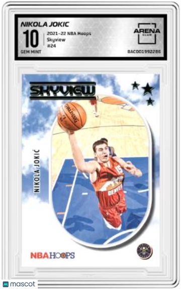 2021-22 NBA Hoops Nikola Jokic #24 Skyview Arena Club 10
