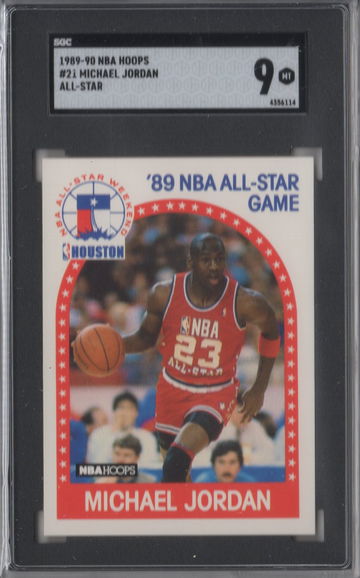 1989 Hoops Michael Jordan All-Star SGC 9