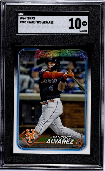 2024 Topps #383 Francisco Alvarez Future Stars SGC 10