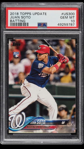 2018 Topps Update Juan Soto PSA 10
