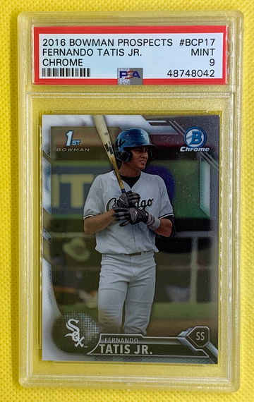 FERNANDO TATIS 2016 Bowman Chrome PSA 9