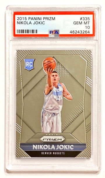 2015-16 Panini Prizm Nikola Jokic #335 Rookie RC PSA 10