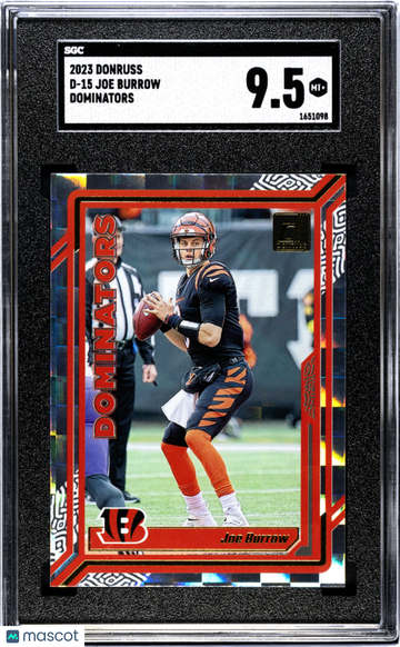 2023 Donruss Joe Burrow #D-15 Dominators SGC 9.5