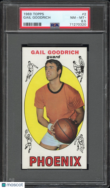 1969 Topps Gail Goodrich #2 PSA 8.5