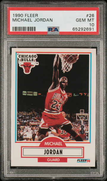 1990 Fleer Michael Jordan #26 PSA 10