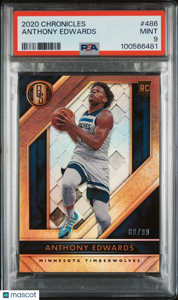 2020 Panini Chronicles Anthony Edwards #486 /99 PSA 9