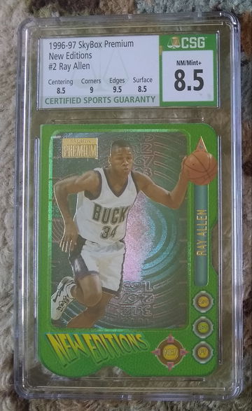 1996 Skybox Premium New Editions #2 Ray Allen Rookie