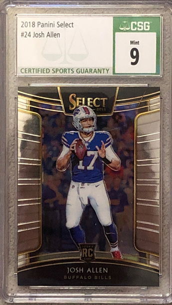 2018 select josh allen rookie concourse base (ship from hongkong 14-28days)