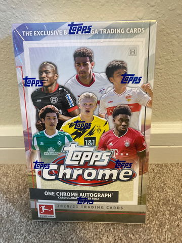 Topps chrome bundesliga hobby box 2020 - 2021 soccer