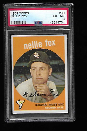 1959 Topps Nellie Fox PSA 6
