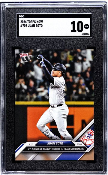 2024 TOPPS JUAN SOTO NOW #709 limited /1840 SGC 10